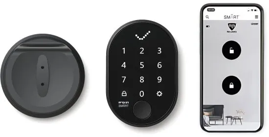 Rav Bariach LockApp X Smart door lock with biometric keypad and bridge