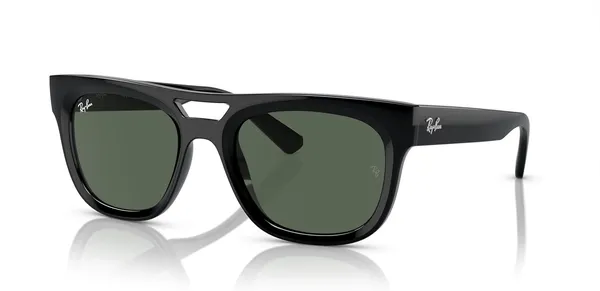 Ray-Ban RB4426 Phil Sunglasses, Black/Dark Green