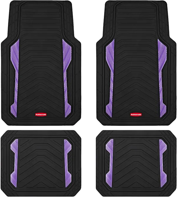 Rubbermaid Car Floor Mat, Heavy Duty All-Weather Car Mats