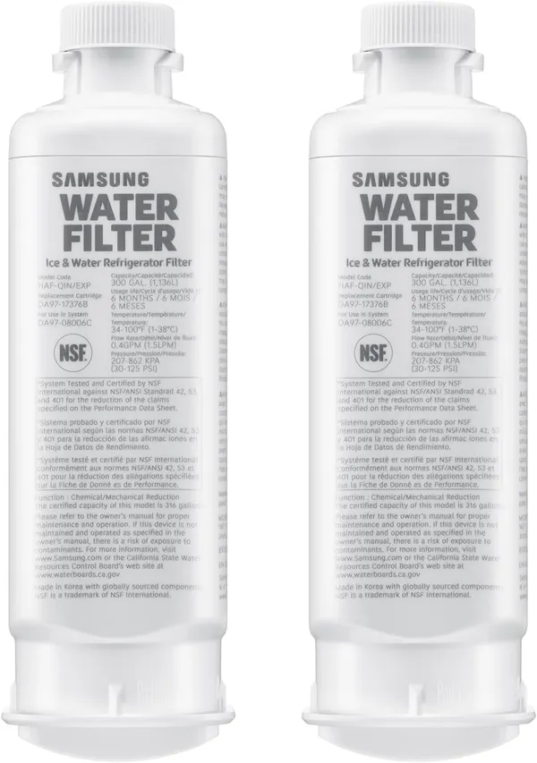 Samsung HAF-QIN-2P/EXP Refrigerator Water Filter, 2