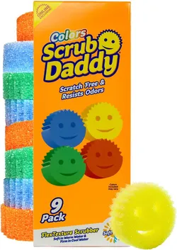 Scrub Daddy ספוגי מטבח רב תכליתיים נטולי שריטות, 9