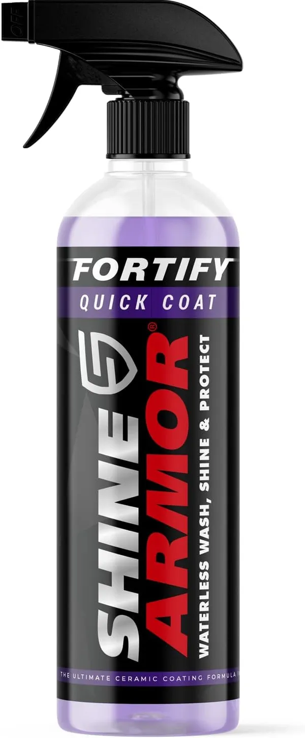 תרסיס שעווה לרכב וציפוי קרמי של Shine Armor Fortify Quick Coat