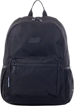תרמיל נסיעות הרפתקאות Skechers 365 JR לנשים וגברים, תרמיל לקולג', תיק למחשב נייד, תרמיל רב תכליתי ותיק ספרים (שחור)