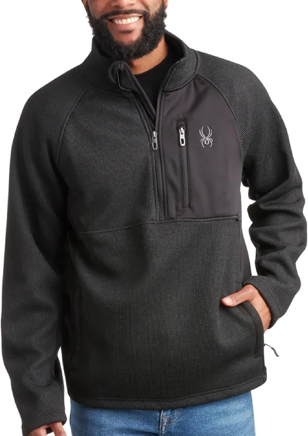 Spyder Performance Fleece סוודר פולאובר עם רוכסן רבע
