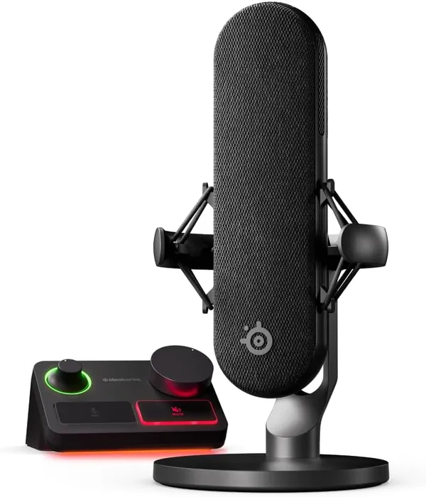 SteelSeries Alias Pro Kit מיקרופון XLR + מיקסר סטרימינג