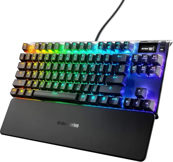 מקלדת גיימינג מכנית קומפקטית SteelSeries Apex 7 TKL