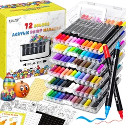 TANMIT TANMIT-HZ-1 Acrylic Paint Markers, 72