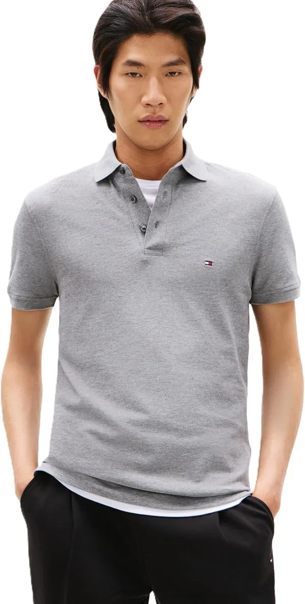 Tommy Hilfiger 1985 Polo חולצת פולו גברים עם שרוול קצר