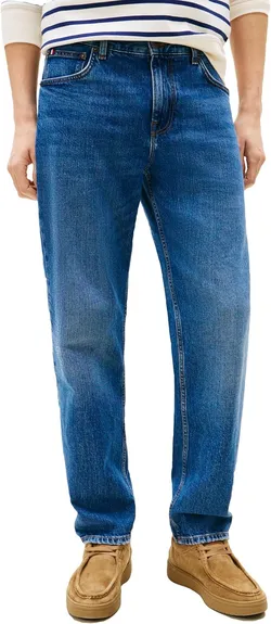 Tommy Hilfiger Slim Straight Fit эластичные джинсы