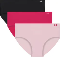 Under Armour Pure Stretch No Show Hipster Women's Underwear, 3