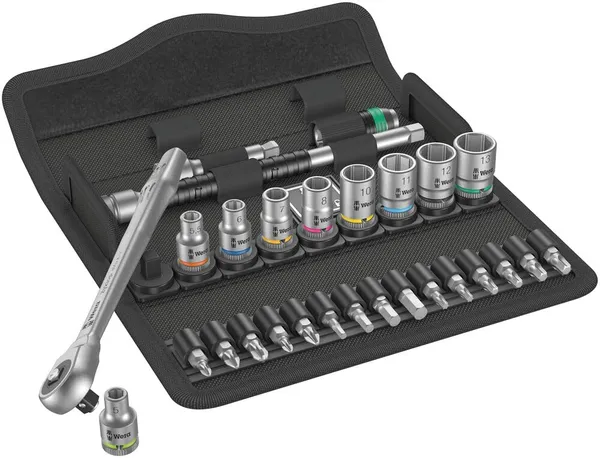 Wera 05004017001 Metric Metal Ratchet Set, 28 Piece