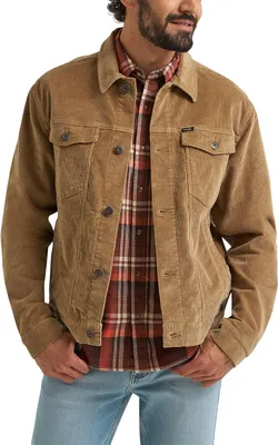 Wrangler Men's Corduroy Trucker Jacket, Acorn