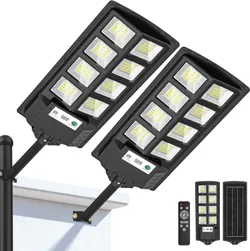 WYWNA Solar Lights Outdoor LED Solar Lights, 2-Pack
