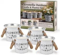 YINUO LIGHT MD-Ca01105US Citronella Candles, 4